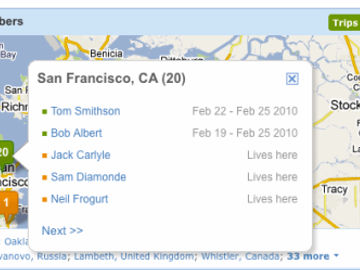 TripIt maps employee travel with TripIt Groups