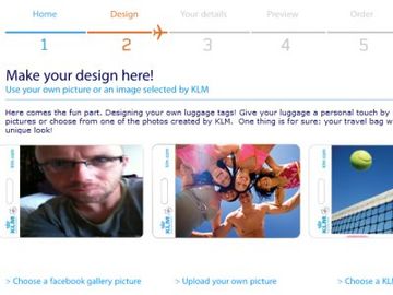 KLM uses Facebook for social media luggage tag promo