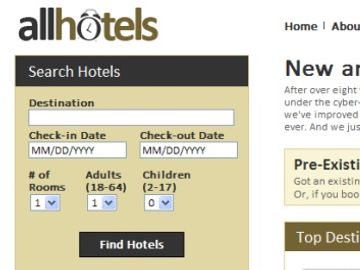 Travelocity revs up allhotels as an answer to Priceline in Europe, Asia, Latin America