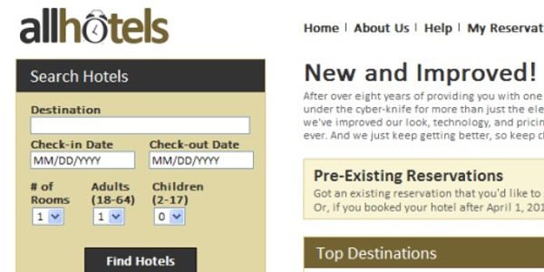 Travelocity revs up allhotels as an answer to Priceline in Europe, Asia, Latin America