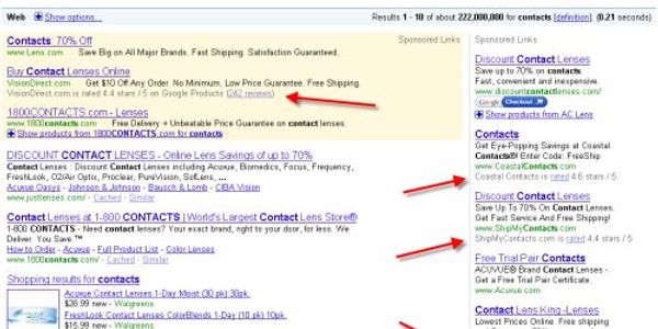 Google puts user reviews and ratings into AdWords