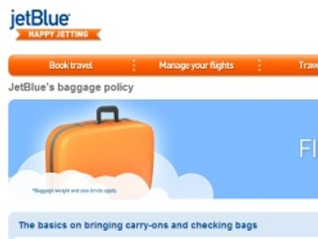 JetBlue to continue free checked bags, airlines rule out carry-on fees