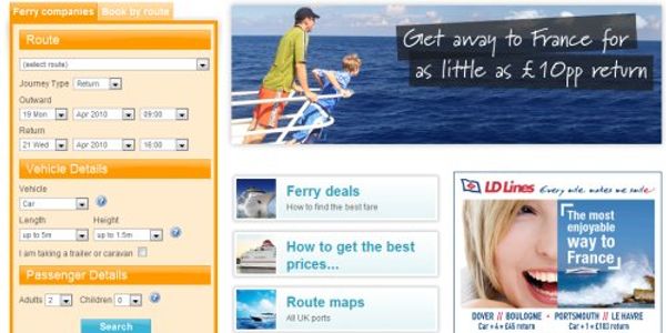TravelSupermarket adds ferry metasearch