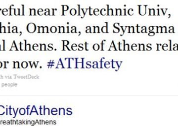 Athens tourist board shows how to use social media in a crisis