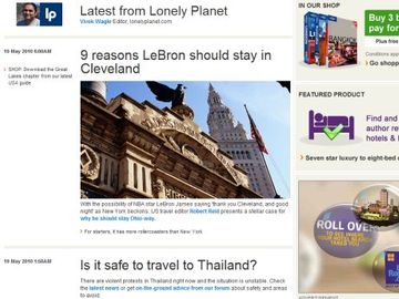 Lonely Planet launches online bookstore assistant, but plays down Bangkok crisis