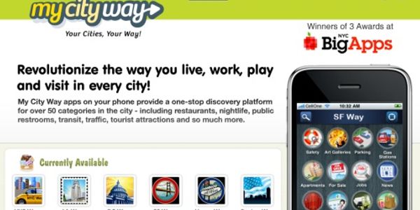 MyCityWay gets $300K as NYC establishes Entrepreneurial Fund