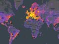 Amazing global view of user generated photos on the web
