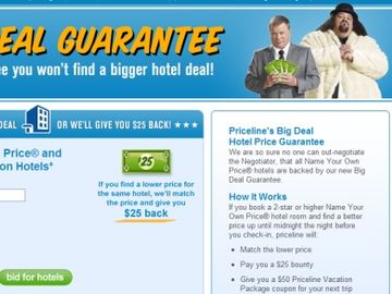Priceline extends Name Your Own Price hotel guarantee