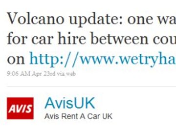 Avis tops new Social Media Popularity Index for car rental
