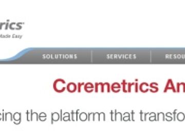 IBM agrees to acquire Coremetrics for Web analytics