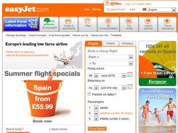 EasyJet mobile site ready for launch by end of 2010