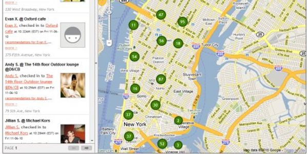 FourSquare shows more potential, PlanetEye sees an intriguing use for travel