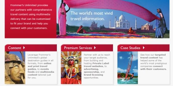 Frommer's to provide content for WomansDay.com travel tab
