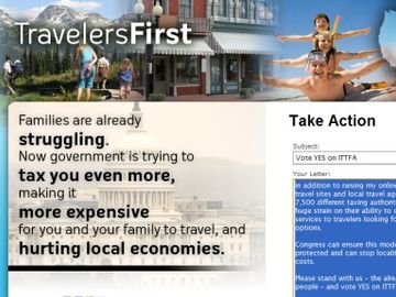 Online travel agency group would bar cities and states from making intermediaries liable for hotel occupancy tax
