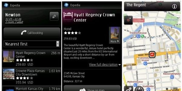 Nokia extends Ovi location-aware hotel search into US and UK via Expedia