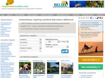 ResponsibleTravel site crosses the Atlantic, becomes ResponsibleVacation