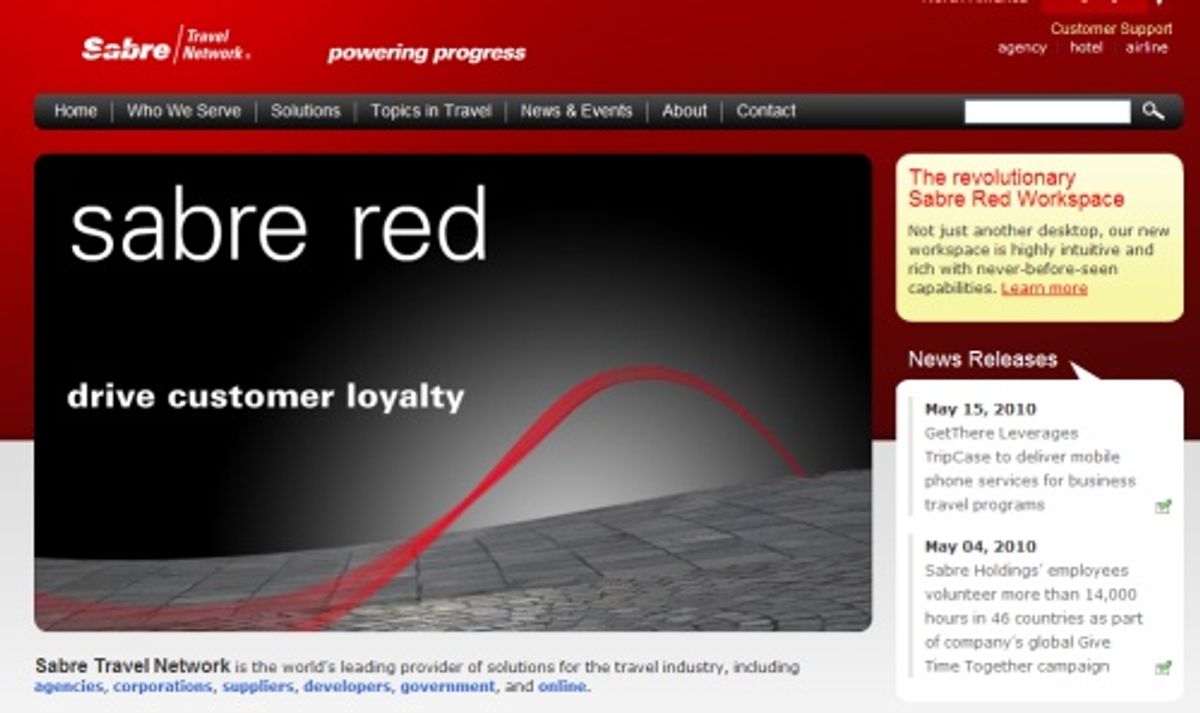 Sabre launches new desktop, Sabre Red Workspace, and a blog | PhocusWire