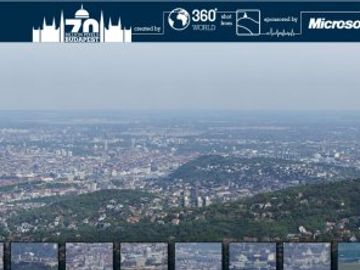 Two different ways to show off a destination on the web