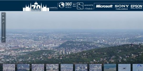 Two different ways to show off a destination on the web