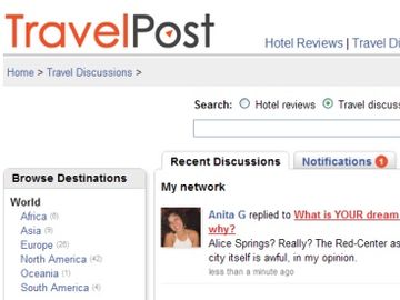Community building -- TravelPost launches Travel Discussions