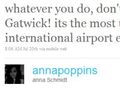 London Gatwick Airport swoons over Twitter, but will not show tweets
