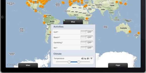 Kayak throws Explore tool onto iPad, finds a natural home