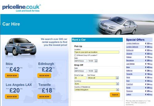 Priceline begins switching global car hire partners to