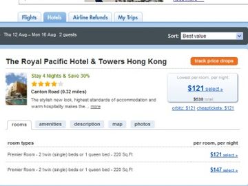 Yapta partners with Booking.com to supplement Orbitz hotel search