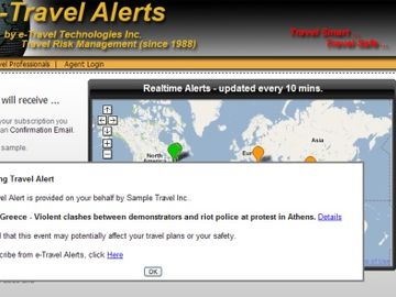 e-Travel Technologies launches risk alerts for travelers