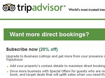 TripAdvisor Business Listings growing, China losses adding up