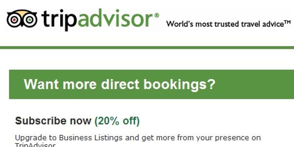 TripAdvisor Business Listings growing, China losses adding up