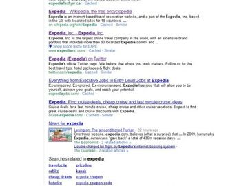 Google fiddles search, does no evil for brands like Expedia