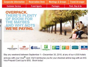 InterContinental Hotels practices ancillary service