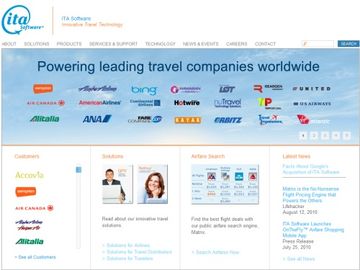ITA Software redesigns website with a consumer twist