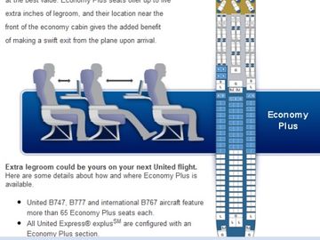 Travelport agencies to sell United ancillary services, Economy Plus seating