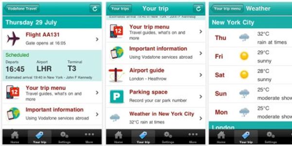 Vodafone launches first travel app, promises metasearch