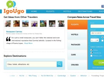 Travelocity relaunches IgoUgo for social travel planning