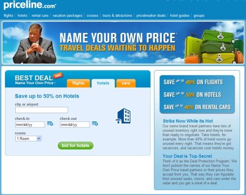 Priceline hotels deals