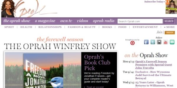 Oprah finally solves travel inspiration dilemma