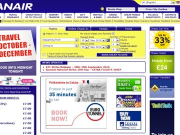 Ryanair systems go offline following Navitaire crash