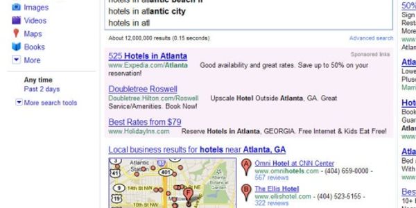 How Google Instant can affect hotels