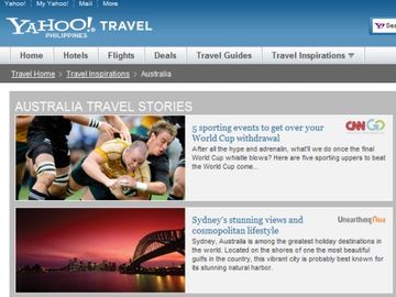 Yahoo launches travel guides for Philippines travelers