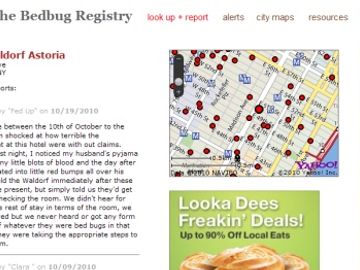 If you love TripAdvisor, you'll adore BedBugRegistry