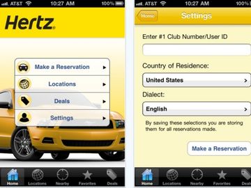 Hertz Europe debuts kiosks, iPhone app