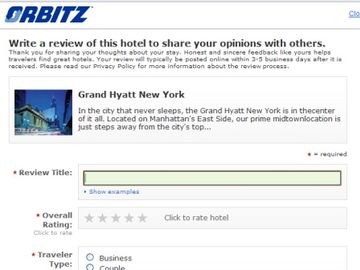 Orbitz opens hotel reviews to nonbookers