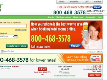 Hotel website Getaroom sold on phone bookings