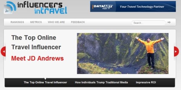 Top 50 online travel social media influencers list gets updated daily
