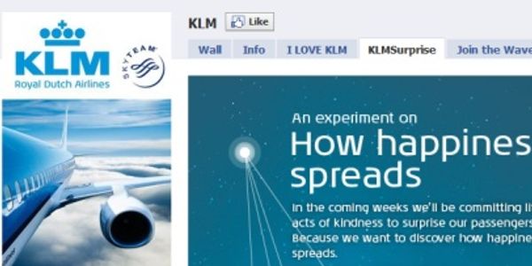 KLM spies on social media to give passengers a nice surprise