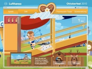 How Lufthansa unlocked FourSquare for Oktoberfest promo