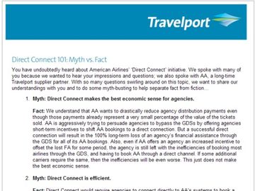 Travelport blasts inefficiencies of American Airlines direct connect